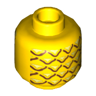 Lego hlava, žlutá (6055385)
